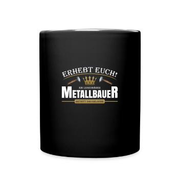 Metallbauer - Tasse einfarbig - Schwarz - Vorne