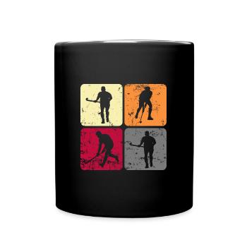 Field Hockey Hockey "Hockey-sport" Hockey Player - Full Colour Mug - black - Front