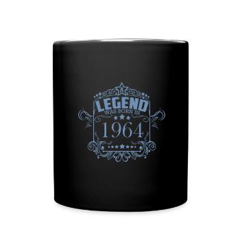 Eine Legende wurde 1964 geboren - Vintage Stil zum - Tasse einfarbig - Schwarz - Vorne