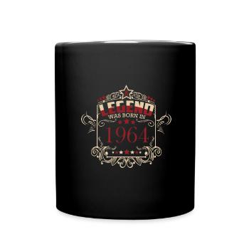 Eine Legende wurde 1964 geboren - Vintage Stil zum - Tasse einfarbig - Schwarz - Vorne