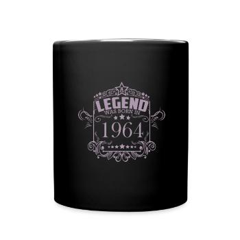 Eine Legende wurde 1964 geboren - Vintage Stil zum - Tasse einfarbig - Schwarz - Vorne