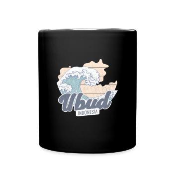 Barong Surfer Board Water Sports Indonesia - Full Colour Mug - black - Front