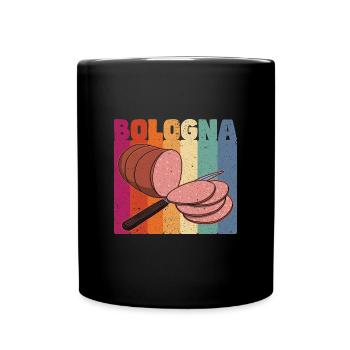 Bologna Wurst Rezepte Hausgemacht Italien - Tasse einfarbig - Schwarz - Vorne