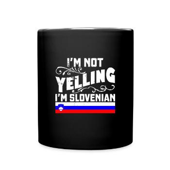Slowenen Slowenische Flagge Slowenien Volk - Tasse einfarbig - Schwarz - Vorne