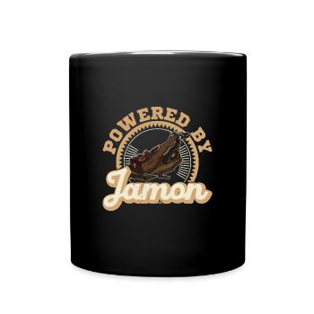 Jamon Vorspeise Spanien Tapas Küche Shcinken Essen - Tasse einfarbig - Schwarz - Vorne