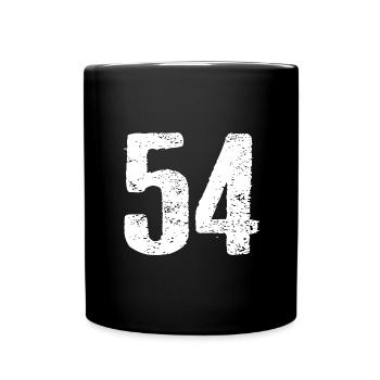 54 Nombre Vintage - Mug uni - noir - Devant