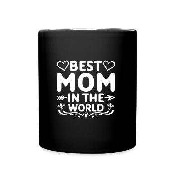 Meilleure mère du monde - Mug uni - noir - Devant