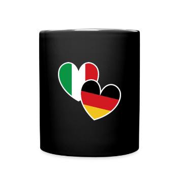 Italy - Full Colour Mug - black - Front