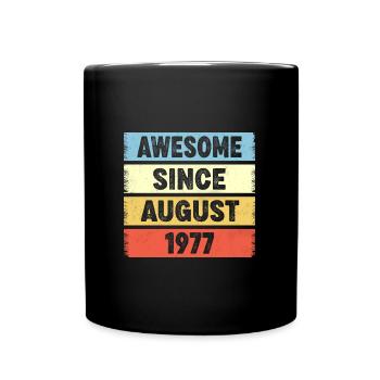 Awesome Since August 1977 45e anniversaire - Mug uni - noir - Devant