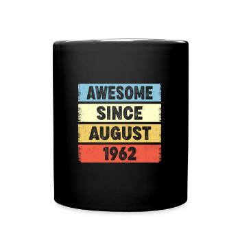 Awesome Since August 1962 60e anniversaire - Mug uni - noir - Devant