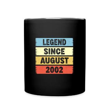 Legend Since August 2002 20e anniversaire - Mug uni - noir - Devant