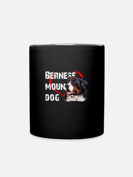 Berner Sennenhund - Tasse einfarbig - Schwarz