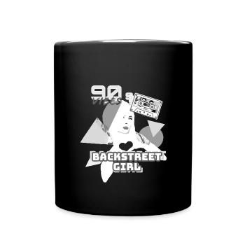 backstreet girl, backstreet, rétro, 90's.90s - Mug uni - noir - Devant