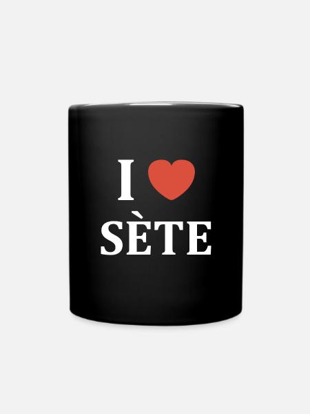 i love Sète - Mug uni - noir