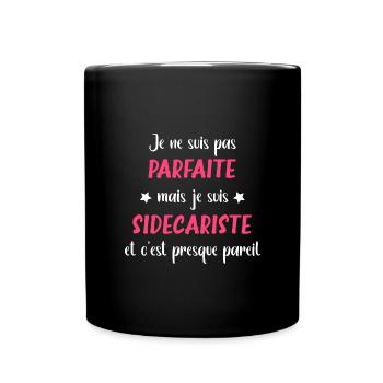 sidecariste - Mug uni - noir - Devant