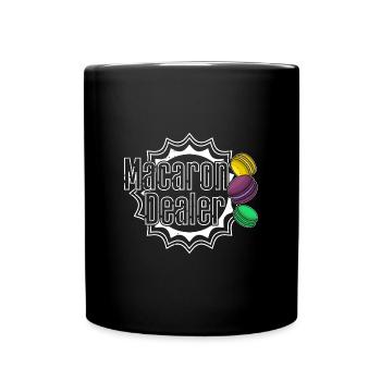 Macaroon Dessert Kekse Italien Geschenk - Tasse einfarbig - Schwarz - Vorne