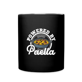 Rice rice dish Spain Paella Valencia saying - Full Colour Mug - black - Front