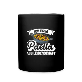 Paella Pan Paella Spain Spanish Gift - Full Colour Mug - black - Front