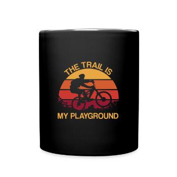 VTT Descente VTT - Mug uni - noir - Devant