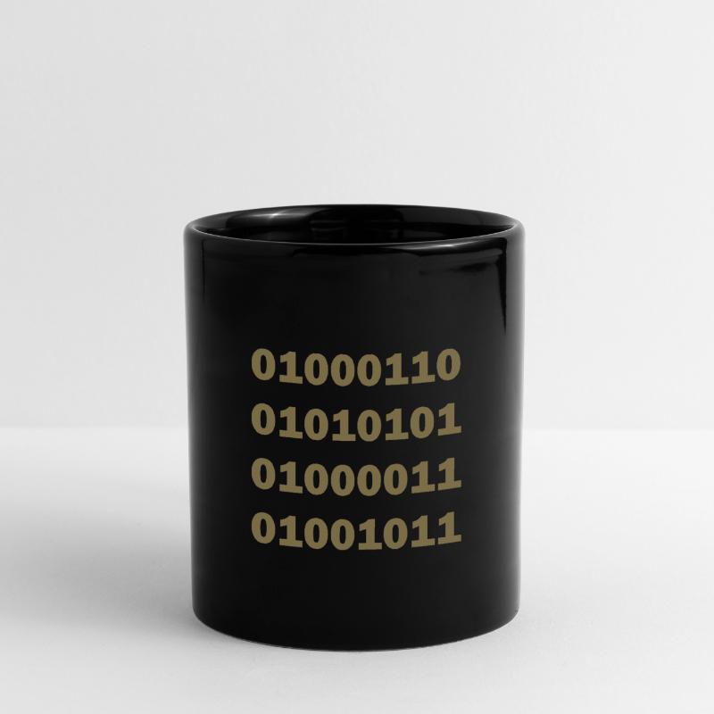 Binary Code Fuck Full Colour Mug