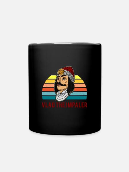 Dracula Vampir Vlad Tepes Rumänien Balkan - Tasse einfarbig - Schwarz