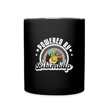 Bibimbap Food Korean Cuisine Asian - Full Colour Mug - black - Front