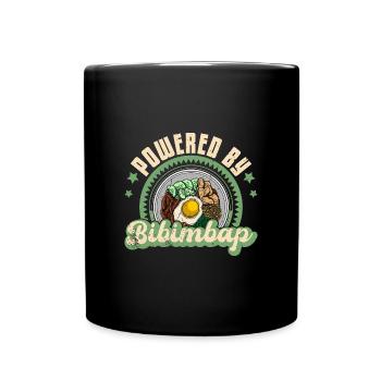 Bibimbap Food Korean Cuisine Asian - Full Colour Mug - black - Front