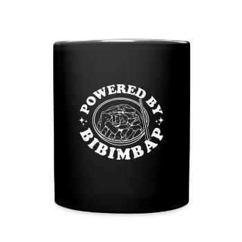 Bibimbap Kimchi Korean Cuisine Dish Ramen - Full Colour Mug - black - Front