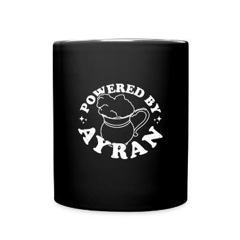 Ayran Gericht Türkei National Türkisch Döner - Tasse einfarbig - Schwarz - Vorne