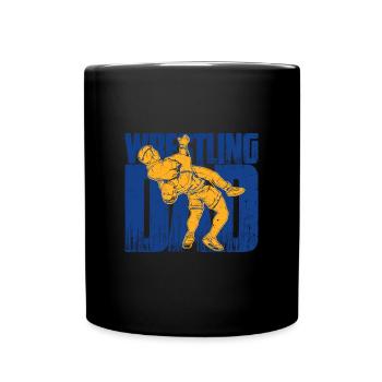Ringen Wrestler Suplex Kampfsport Wrestling - Tasse einfarbig - Schwarz - Vorne