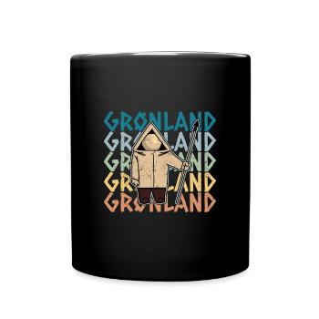 Grönland Thulemand Dänemark Inuit Religion - Tasse einfarbig - Schwarz - Vorne