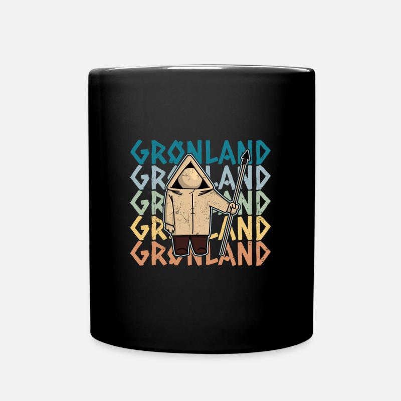 Grönland Thulemand Dänemark Inuit Religion - Tasse einfarbig - Schwarz