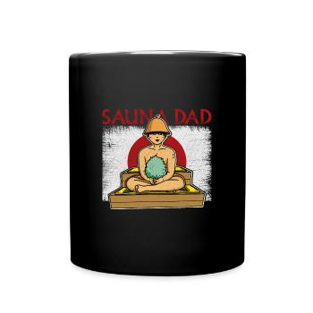 Badehaus Sento Japan Spa Wellness Dampf - Tasse einfarbig - Schwarz - Vorne