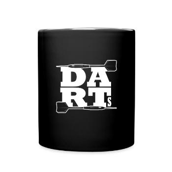 Dart Dart Darter Dartboard - Full Colour Mug - black - Front