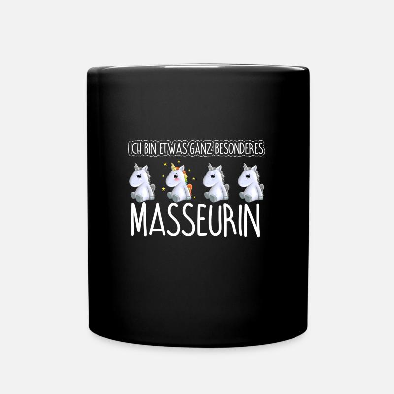 MASSEURIN - Toll - Tasse einfarbig - Schwarz