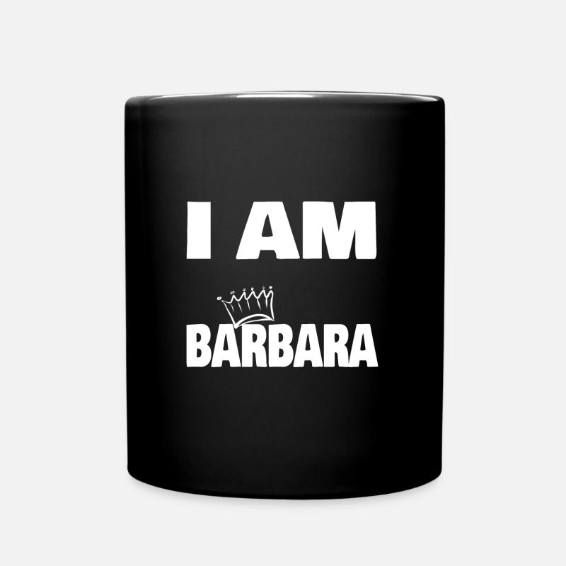 Barbara - Tasse einfarbig - Schwarz