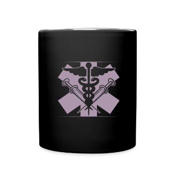 Medic icône médecin médecin infirmière - Mug uni - noir - Devant