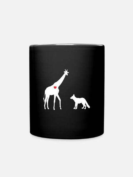 Giraffe Gewaltfreie Kommunikation - Tasse einfarbig - Schwarz
