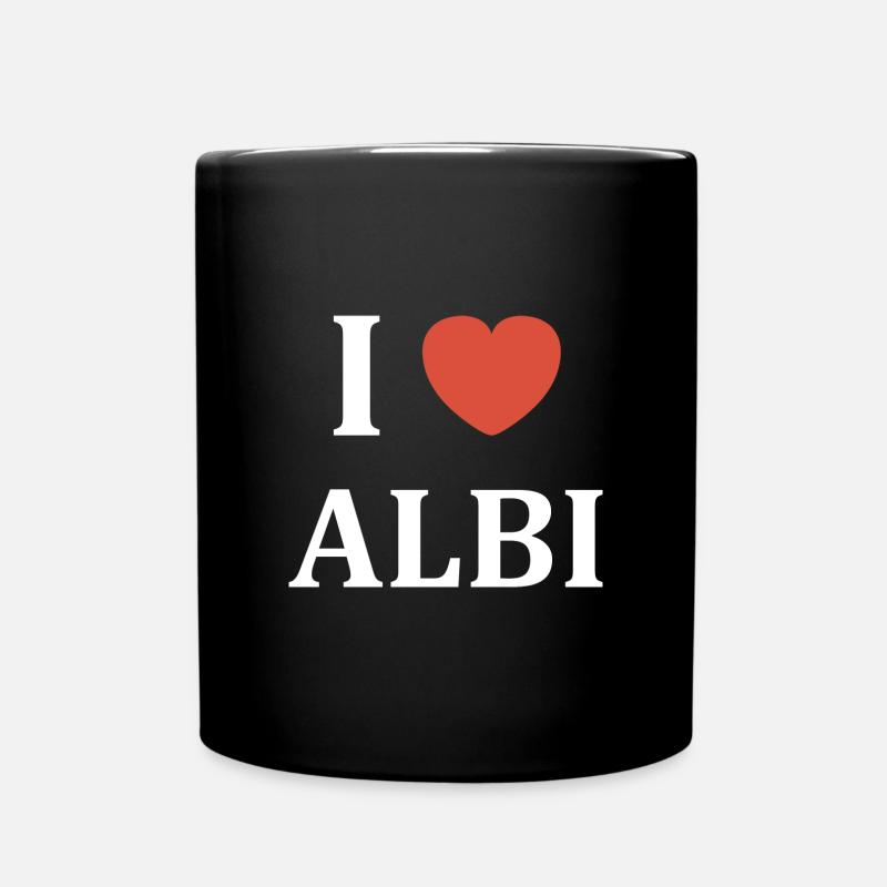 i love Albi - Mug uni - noir