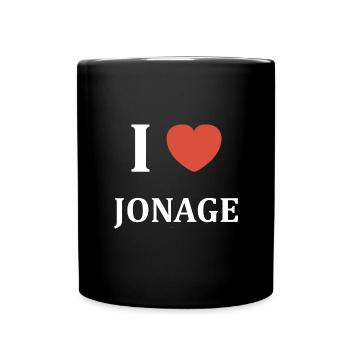 i love Jonage - Mug uni - noir - Devant