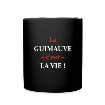 La Guimauve c'est la vie - Mug uni - noir - Devant