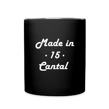 Made in Cantal - Mug uni - noir - Devant