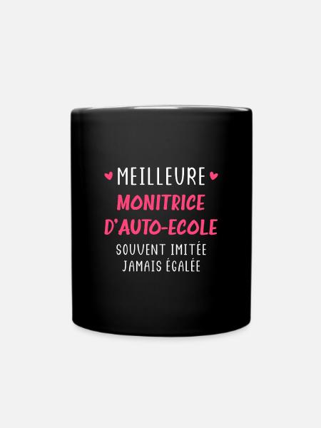 Meilleure Monitrice auto ecole - Mug uni - noir