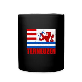 Niederlande Amsterdam Holzschuh Urlaub Reise - Tasse einfarbig - Schwarz - Vorne