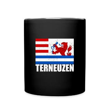 Niederlande Amsterdam Holzschuh Urlaub Reise - Tasse einfarbig - Schwarz - Vorne