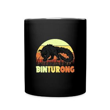Binturong Asien Natur Borneo Biologie Natur - Tasse einfarbig - Schwarz - Vorne