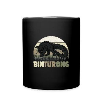 Binturong Asien Natur Borneo Biologie Natur - Tasse einfarbig - Schwarz - Vorne