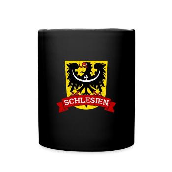 Schlesien Herkunft Region Provinz Deutschland - Tasse einfarbig - Schwarz - Vorne