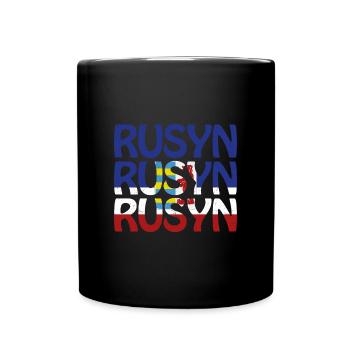 Karpaten Rusyn Rusnak Ethnische Gruppr Rus - Tasse einfarbig - Schwarz - Vorne