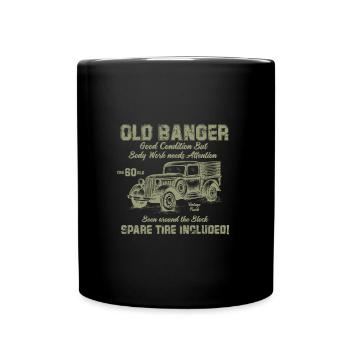 Old Banger 60th Birthday Gift Good Condition - Full Colour Mug - black - Front